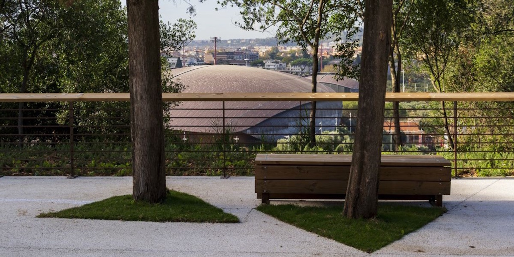 Villa Glori: panorama su Auditorium Parco della Musica Villa Glori: panorama su Auditorium Parco della Musica
