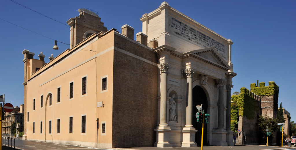 Porta Pia, fronte esterno Porta Pia, fronte esterno