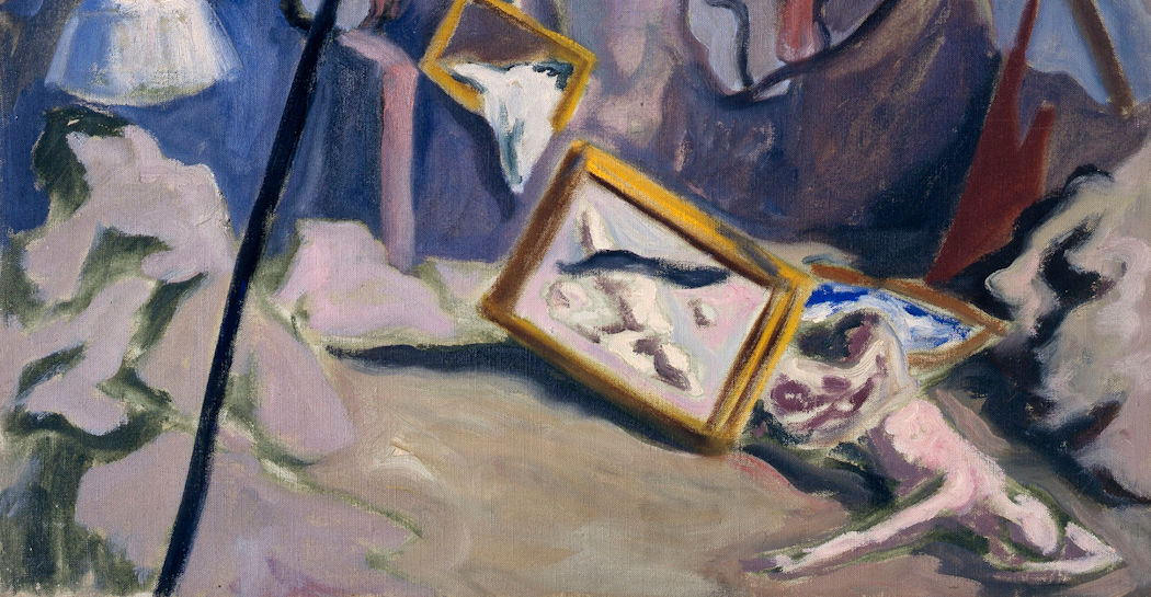 Carlo Levi, La casa bombardata, 1942, olio su tela, cm. 49,5 x 64,5,  Roma, Fondazione Carlo Levi