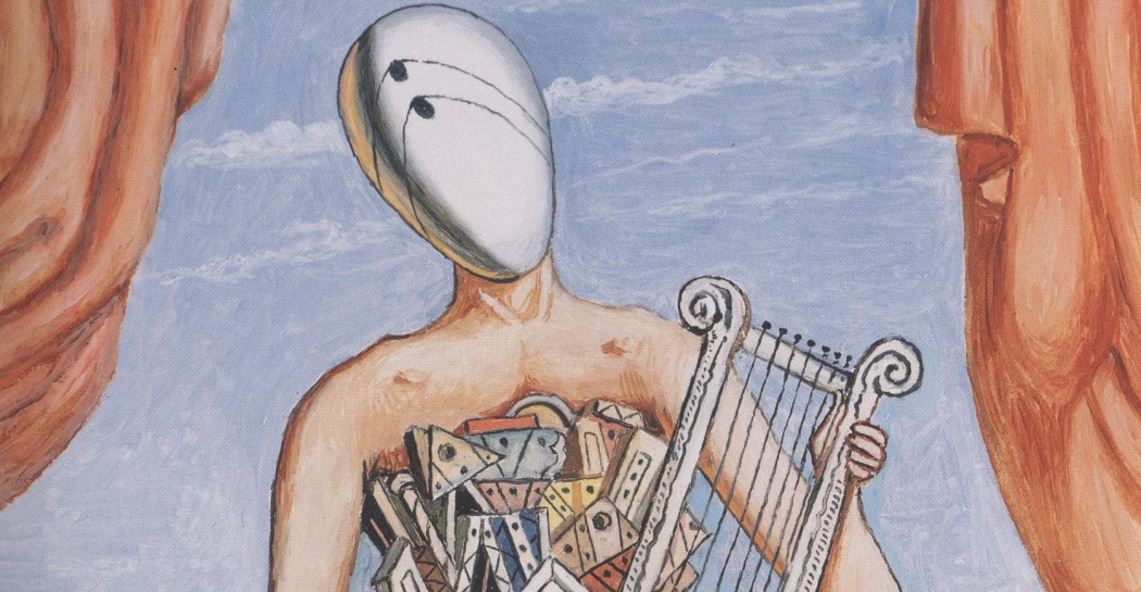 Giorgio de Chirico, Orfeo solitario, 1973, olio su tela (part.)