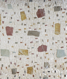 Centrale Montemartini, mosaico a stuoia con inserti litici