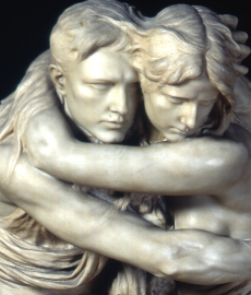 L’Abisso, 1909, marmo. Roma, Museo Pietro Canonica a Villa Borghese