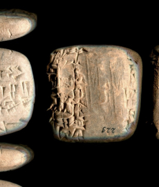 Tavoletta amministrativa neosumerica con impronta di sigillo (Museo Barracco)