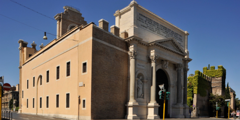 Porta Pia, fronte esterno