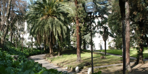 Veduta del giardino di S.Andrea al Quirinale