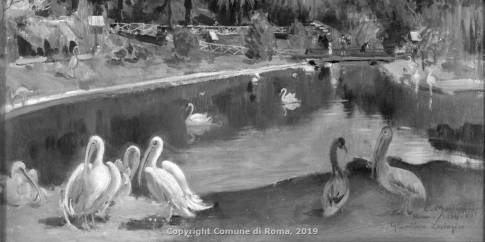 Carlo Montani, Il Giardino Zoologico (1934), Museo di Roma Carlo Montani, Il Giardino Zoologico (1934), Museo di Roma
