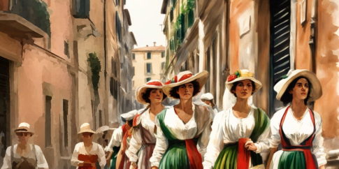 Le donne della Repubblica Romana Le donne della Repubblica Romana