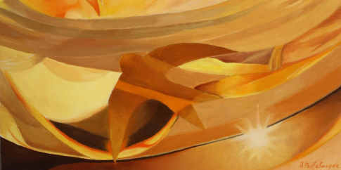 LINA PASSALACQUA, IL CANTO DEL MIELE, 2020, Olio su tela, cm. 40x40, © Lina Passalacqua LINA PASSALACQUA, IL CANTO DEL MIELE, 2020, Olio su tela, cm. 40x40, © Lina Passalacqua