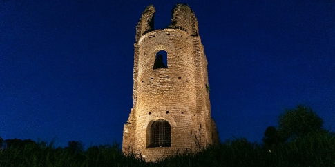 Torre Nord Circo di Massenzio. Notturna
