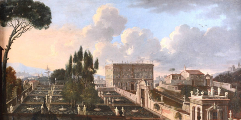 Matthias Withoos Villa Aldobrandini, Museo di Roma Matthias Withoos Villa Aldobrandini, Museo di Roma