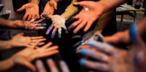 Pax Paloscia, Senza titolo (dalla serie Outside/Inside/Out – Arte a Regina Coeli, 2017, fotografia a colori - © dell’artista