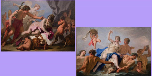 Sebastiano Ricci, Bacco e Arianna e Il trionfo di Venere Anadiomene, olio su tela, Roma, Collezione Enel