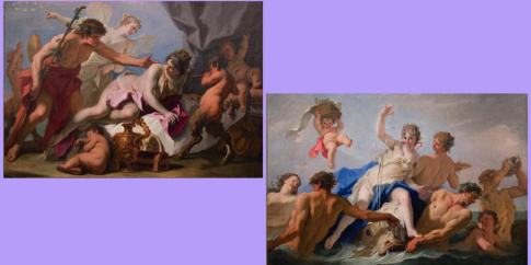 Sebastiano Ricci, Bacco e Arianna e Il trionfo di Venere Anadiomene, olio su tela, Roma, Collezione Enel 