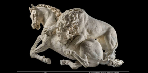 LEONE CHE ATTACCA UN CAVALLO Marmo pentelico, con restauri in marmo lunense Roma, Musei Capitolini