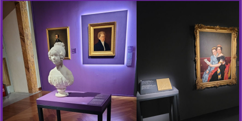 Dettagli del percorso accessibile della mostra