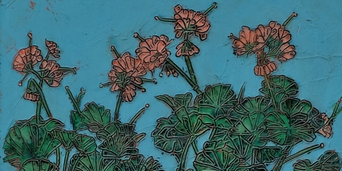 Garth Speight, Vasi con gerani