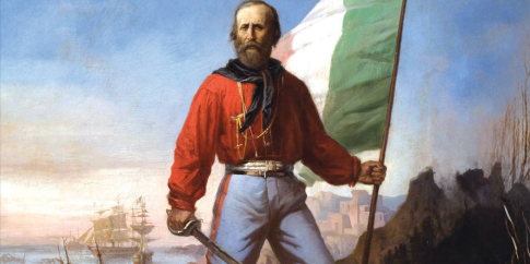 Dipinto dello sbarco di Garibaldi a Marsala