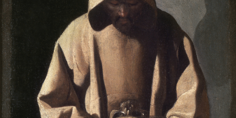 San Francesco contempla un teschio