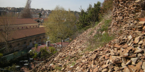 Pendice del Monte Testaccio verso l’ex Mattatoio