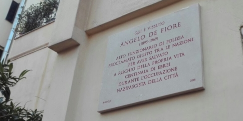 Targa per Angelo De Fiore