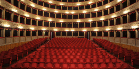 M. Di Ianni, La sala del teatro Argentina. Archivio MMMC