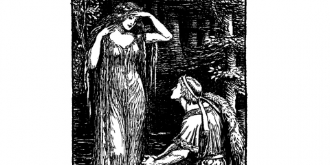 Walter Crane, frontespizio in F. J. Gould, The Children's Plutarch: Tales of the Romans,1910