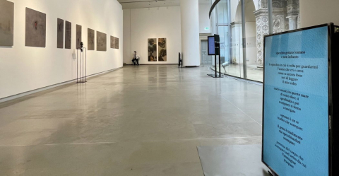 Museo C. Bilotti -  Aranciera di Villa Borghese, allestimento della mostra Cosmogonia