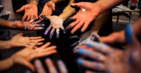 Pax Paloscia, Senza titolo (dalla serie Outside/Inside/Out – Arte a Regina Coeli, 2017, fotografia a colori - © dell’artista Pax Paloscia, Senza titolo (dalla serie Outside/Inside/Out – Arte a Regina Coeli, 2017, fotografia a colori - © dell’artista