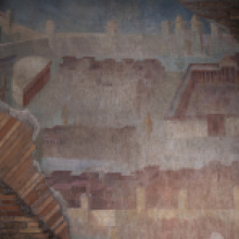 Affresco città dipinta, galleria sotterranea, restauro e valorizzazione