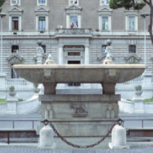 Fontana in piazza del Viminale