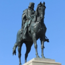 Passeggiata del Gianicolo, monumento a Giuseppe Garibaldi