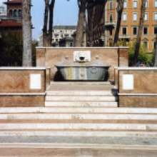 Parco della Mole Adriana, fontana