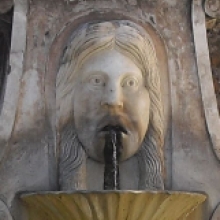 Fontana del Mascherone in Via Giulia particolare