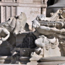 Fontana delle Rane, particolare, foto di M. Di Ianni