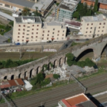 Acquedotto Felice, Via Casilina - Foto aerea