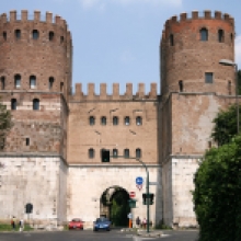 Mura Aureliane, Porta S. Sebastiano
