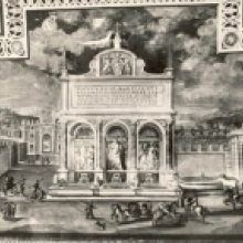 Cesare Nebbia e Giovanni Guerra, affresco con la Mostra dell’Acqua felice, 1588-1589, Città del Vaticano, Biblioteca Vaticana, Salone Sistino