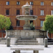 Fontana di Pio IX in piazza Mastai
