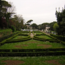 Foto dei giardini di Valle Giulia