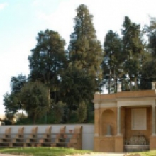 Villa Torlonia, Tribuna con fontana