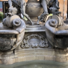 iscrizione Fontana delle tartarughe